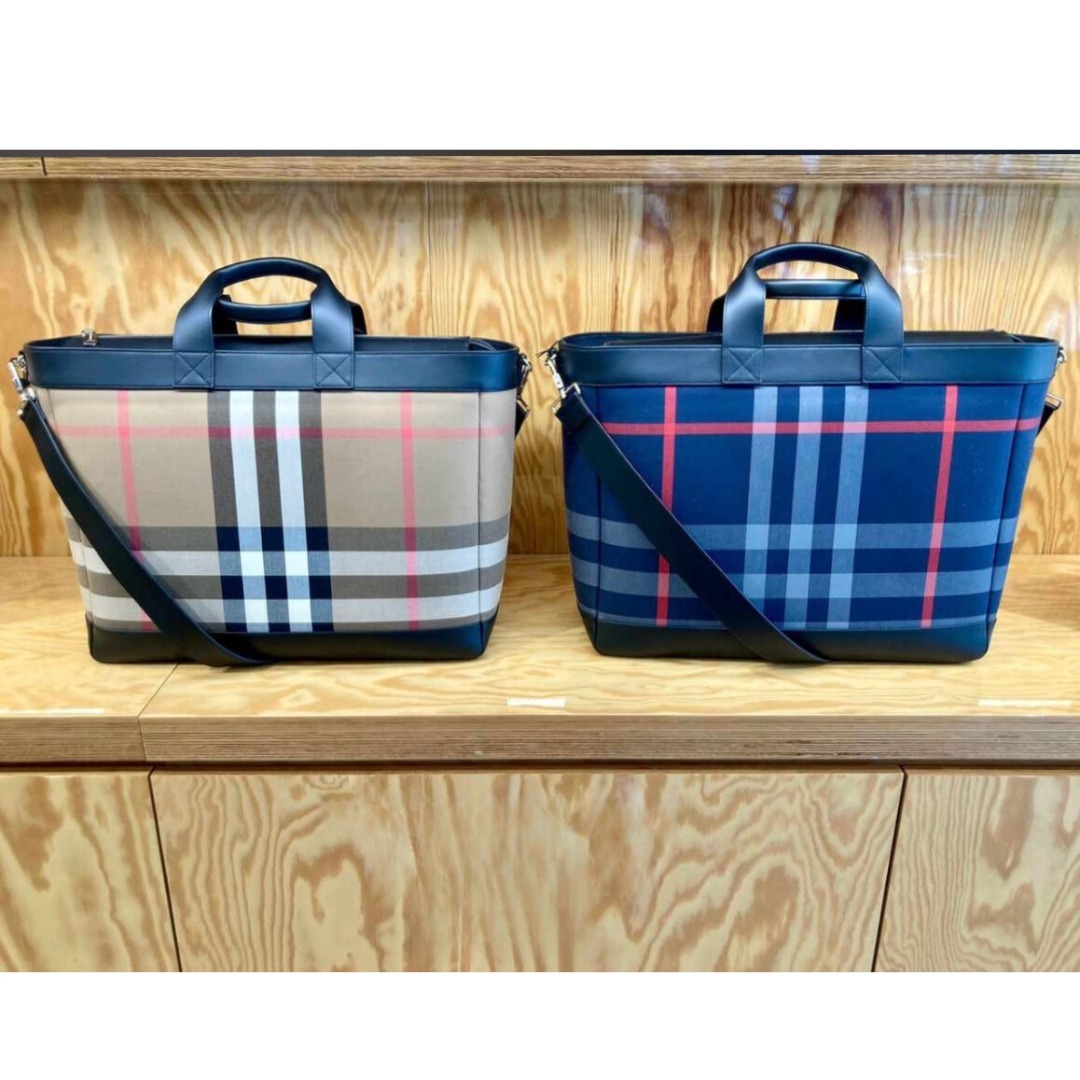 BURBERRY☆大人気 チェック柄トート☆ML ORMOND CHK