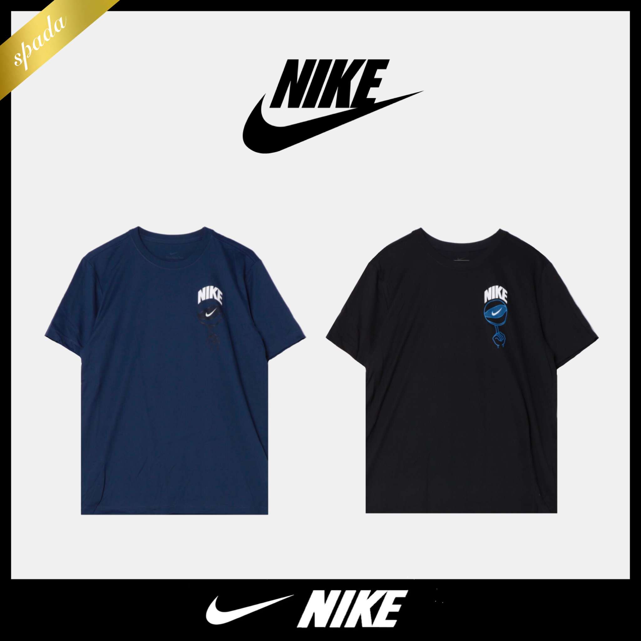 【NIKE】2カラー 半袖 ロゴ グラフィック Tシャツ / 送料無料