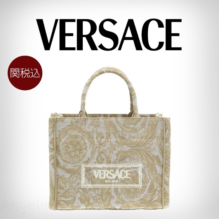 関税込VERSACE バロッコ アテナ スモール トートバッグ
