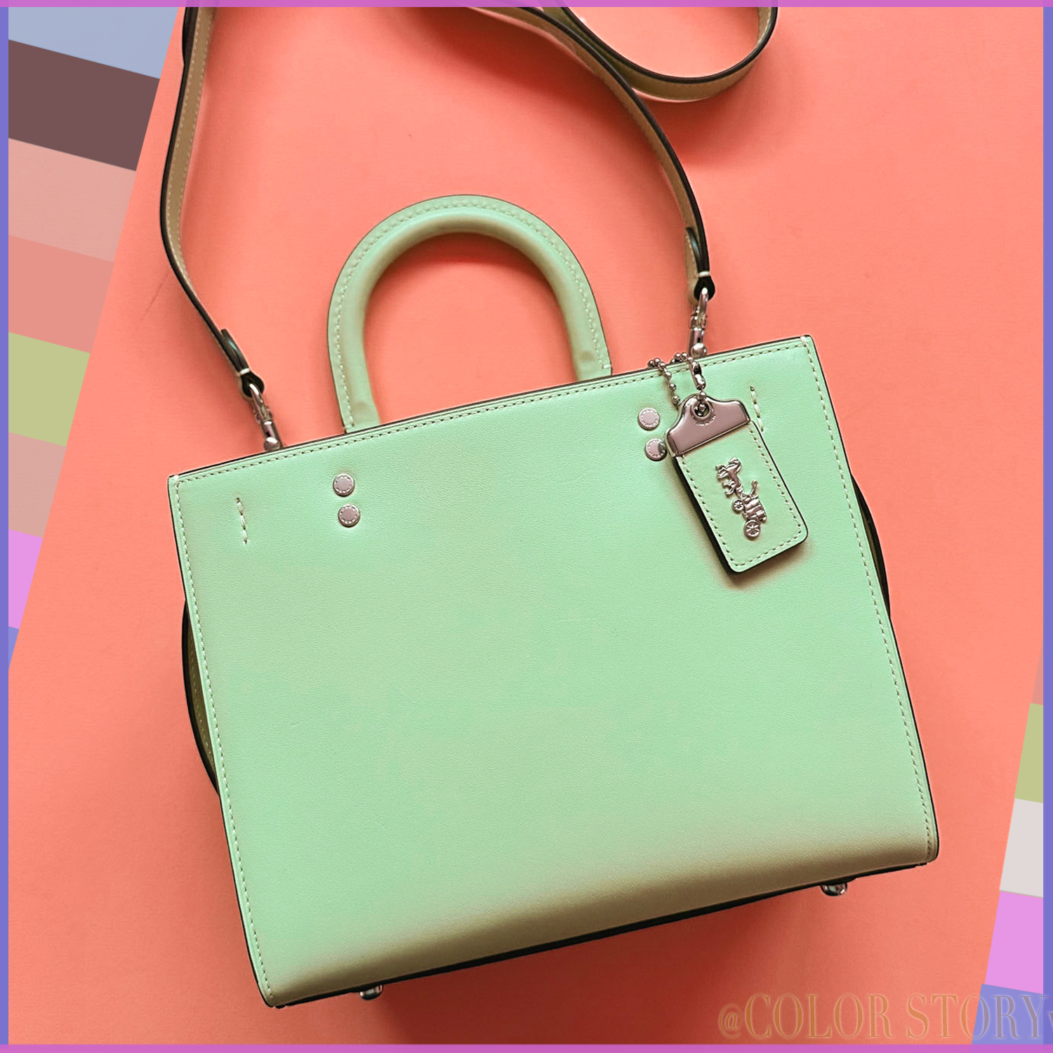 【COACH高級ライン】●VIPセール●オシャレな色●憧れローグ25