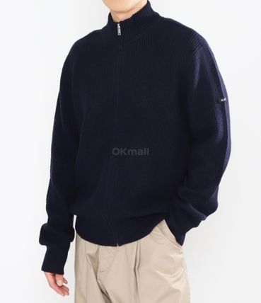 a.p.c ブルー（青）系 カーディガン(メンズ) - 海外通販のBUYMA