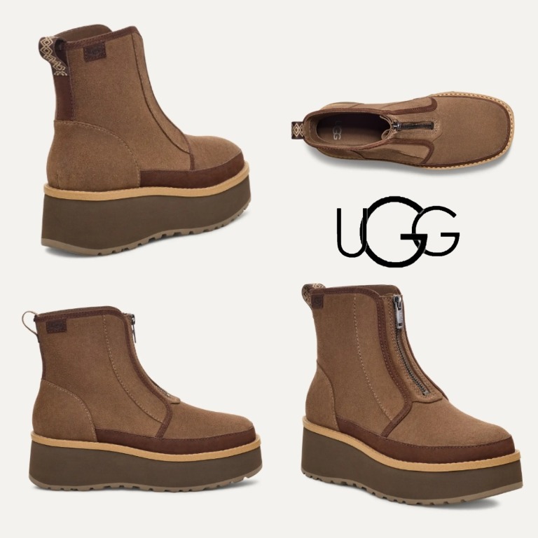 【UGG】Cityfunc Zip 配色で仕上げた程よいボリューム感 ブーツ