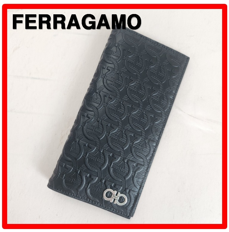 ★【FERRAGAMO】★ガンチーニ モノグラム 長財布★