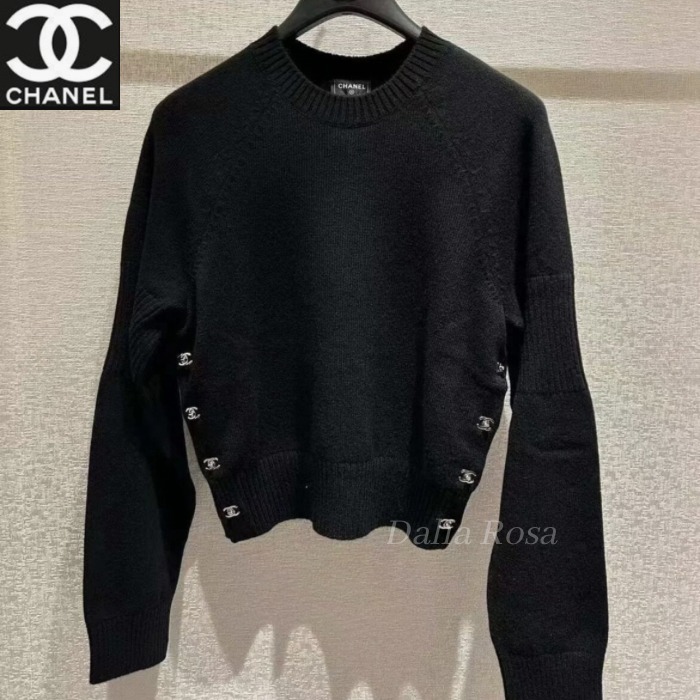 CHANEL - CHANEL シャネル ニット サイズ38 00A CCロゴ ココ