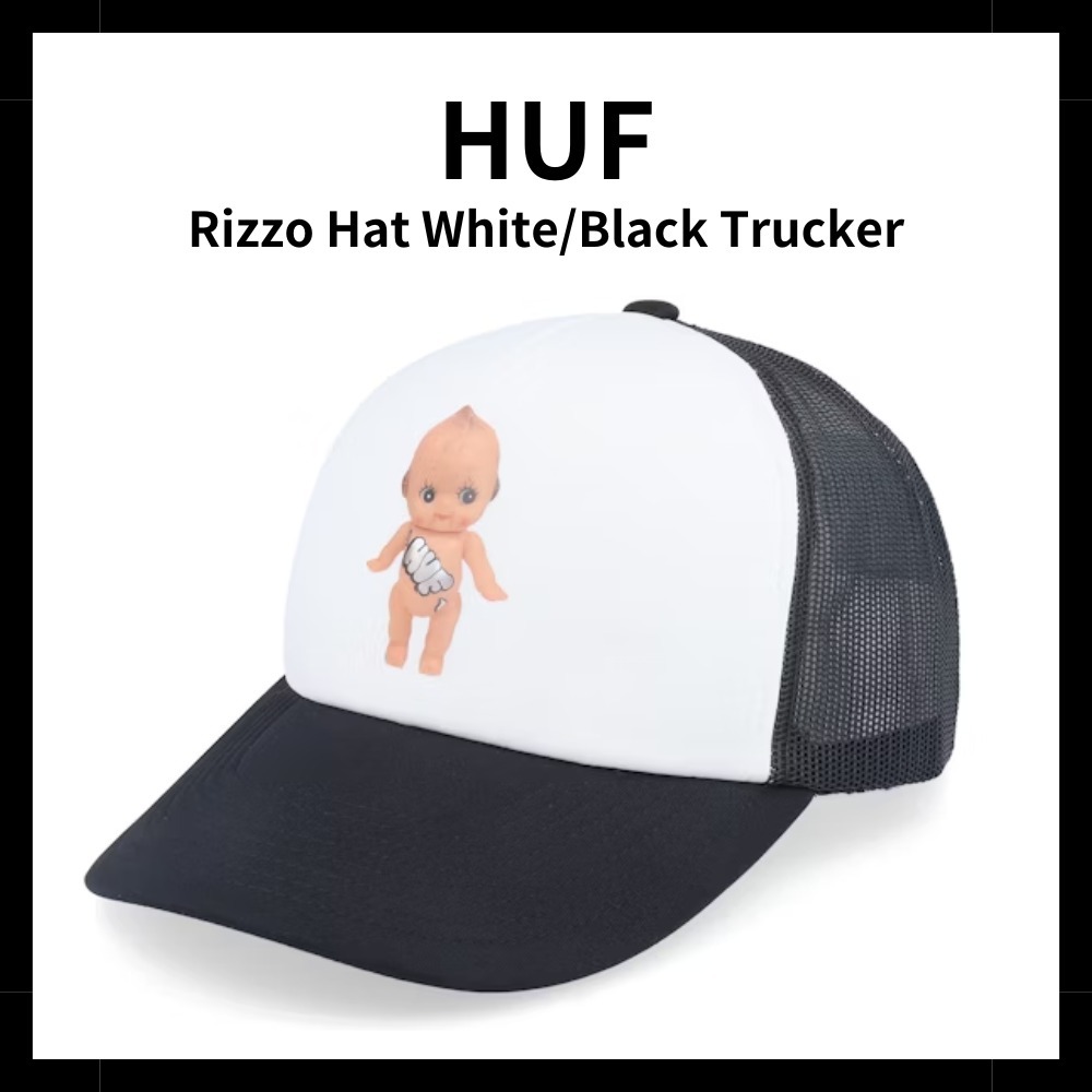 【HUF】国内完売！お早めに！RIZZOTrucker キャップ 関税送料込