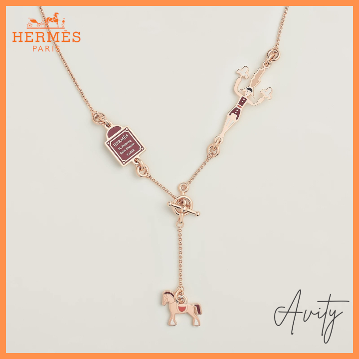 【大人気♪可愛い】 Hermes Chevalネックレス