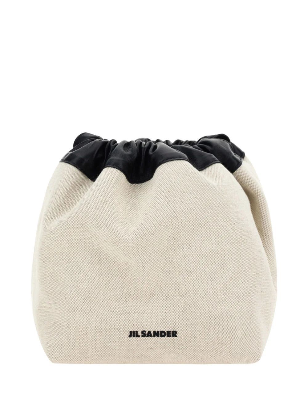 Jil Sander(ジルサンダー)キャンバス＆レザー バッグ(Sale!)