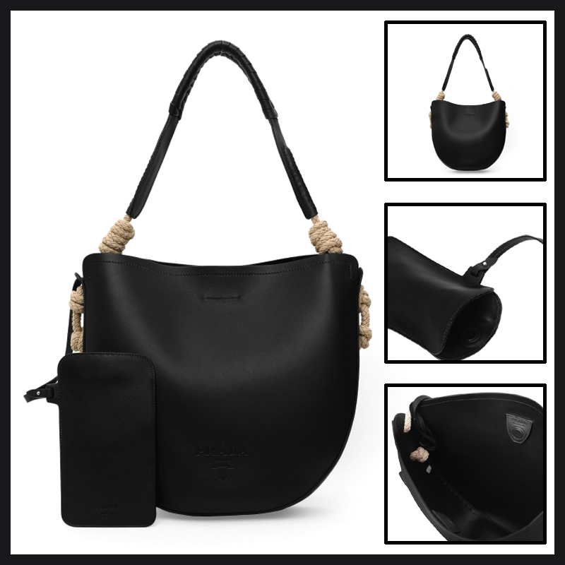 ★送料関税込★PRADA ヴィッテロラックス コード ホーボーバッグ