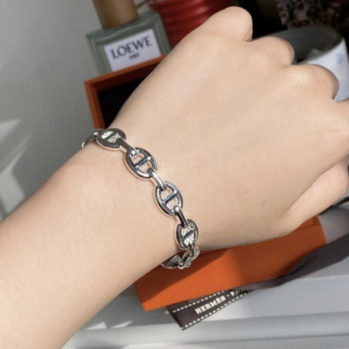 《上品バングル♪》HERMES Chaine d‘Andre Enchainee MM