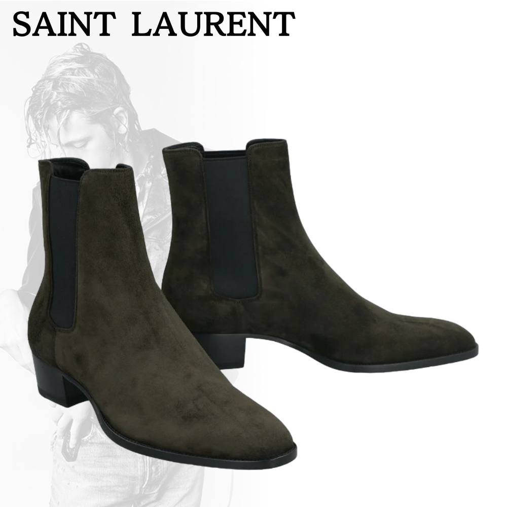 SAINT LAURENT*足元のエレガンス*ワイアット40 チェルシーブーツ