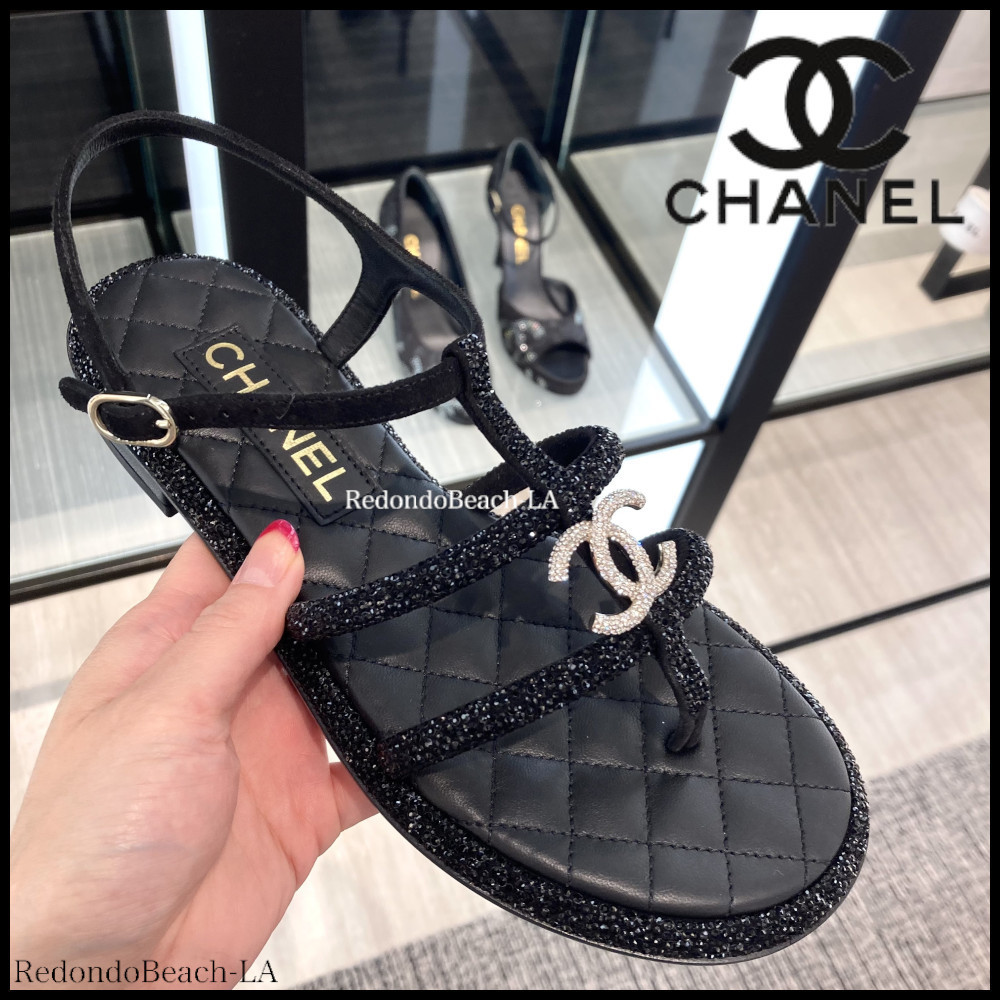 【煌めき輝く足元を演出】CHANEL★サンダル★希少限定品
