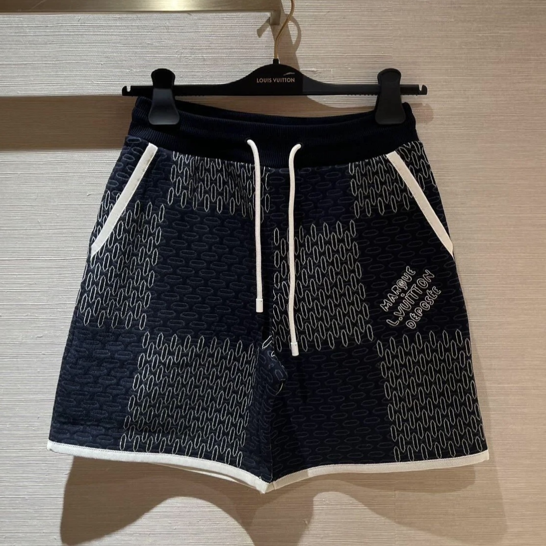 【セットアップで着たい！】ルイヴィトン ハーフパンツ ダミエ