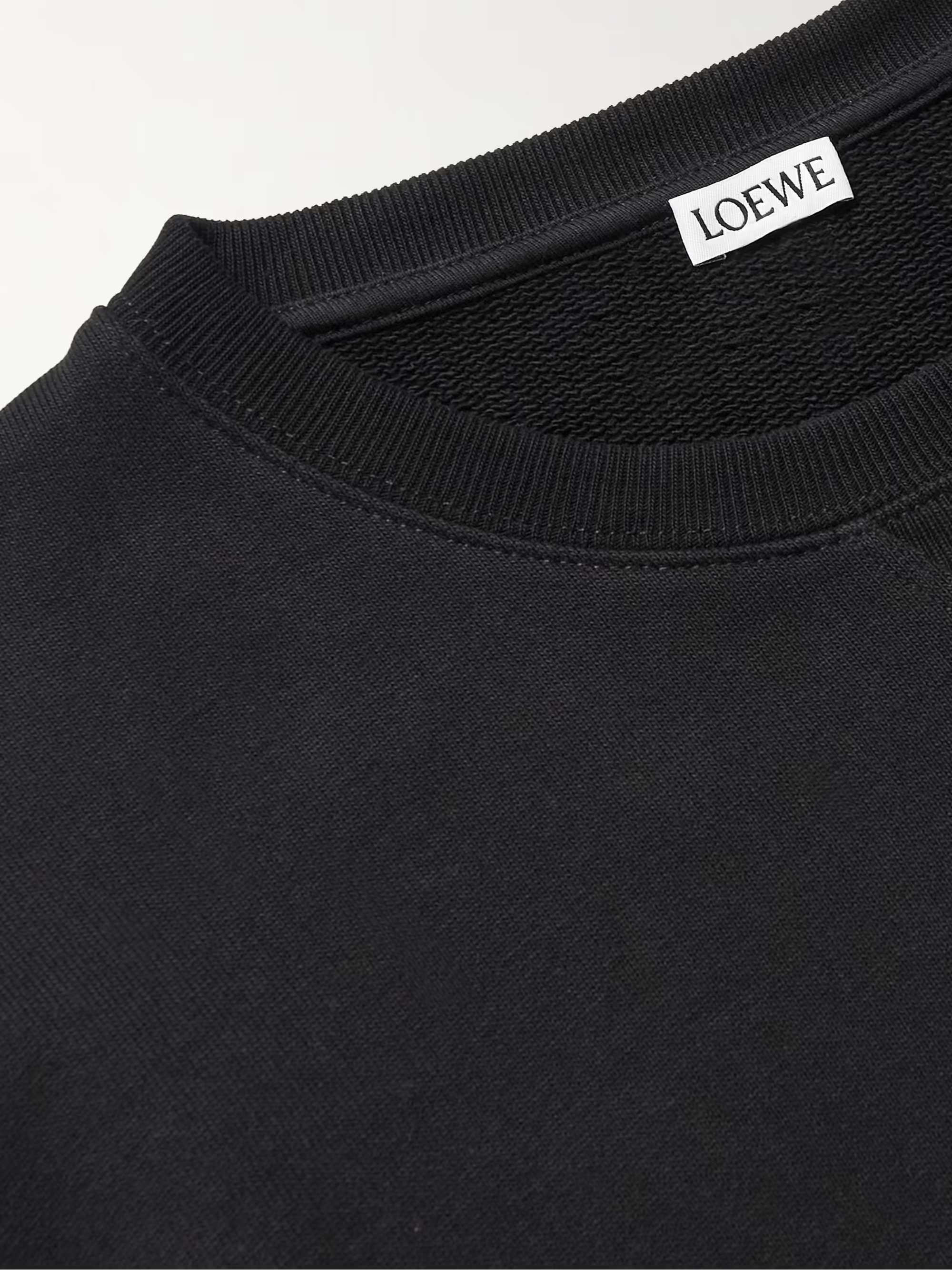 《日常の贅沢》LOEWE  ロゴ刺繍入りスウェットシャツ