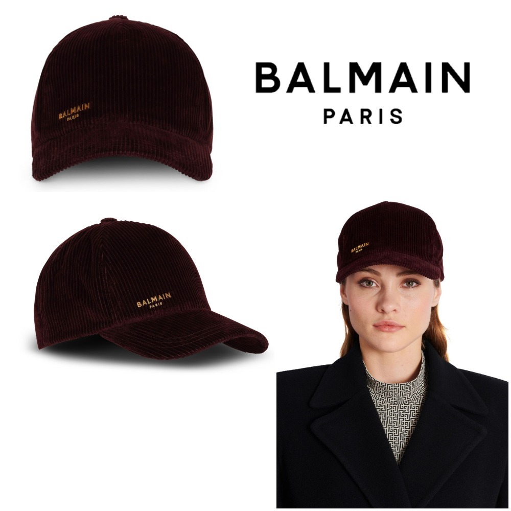 【数量限定】BALMAIN Paris ベルベット キャップ 関税込！