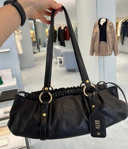 ハンドバッグ MIU MIU 5BG289_2CSW JOIE NAPPA LEATHER BAG