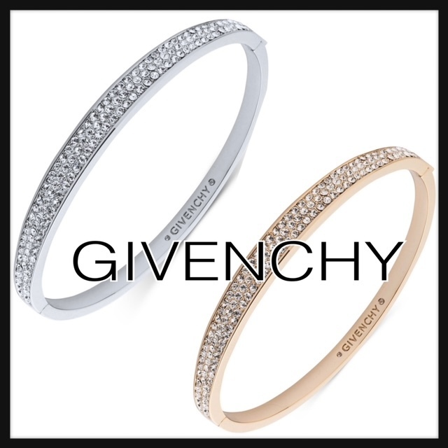 【NEW】GIVENCHY★クリスタルバングルブレスレット