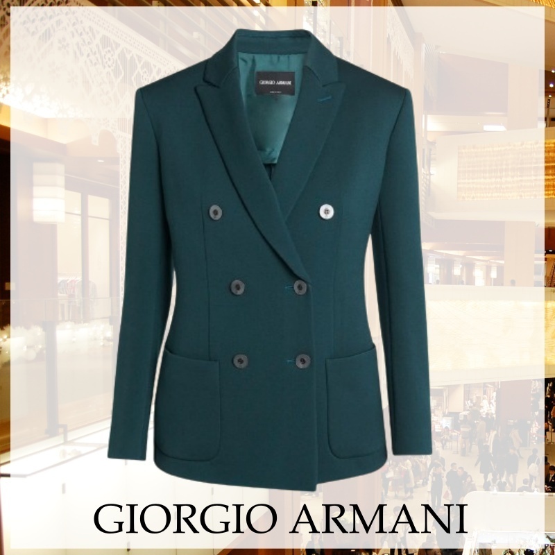 ＊24年新作＊GIORGIO ARMANI ウール ブレザー ジャケット