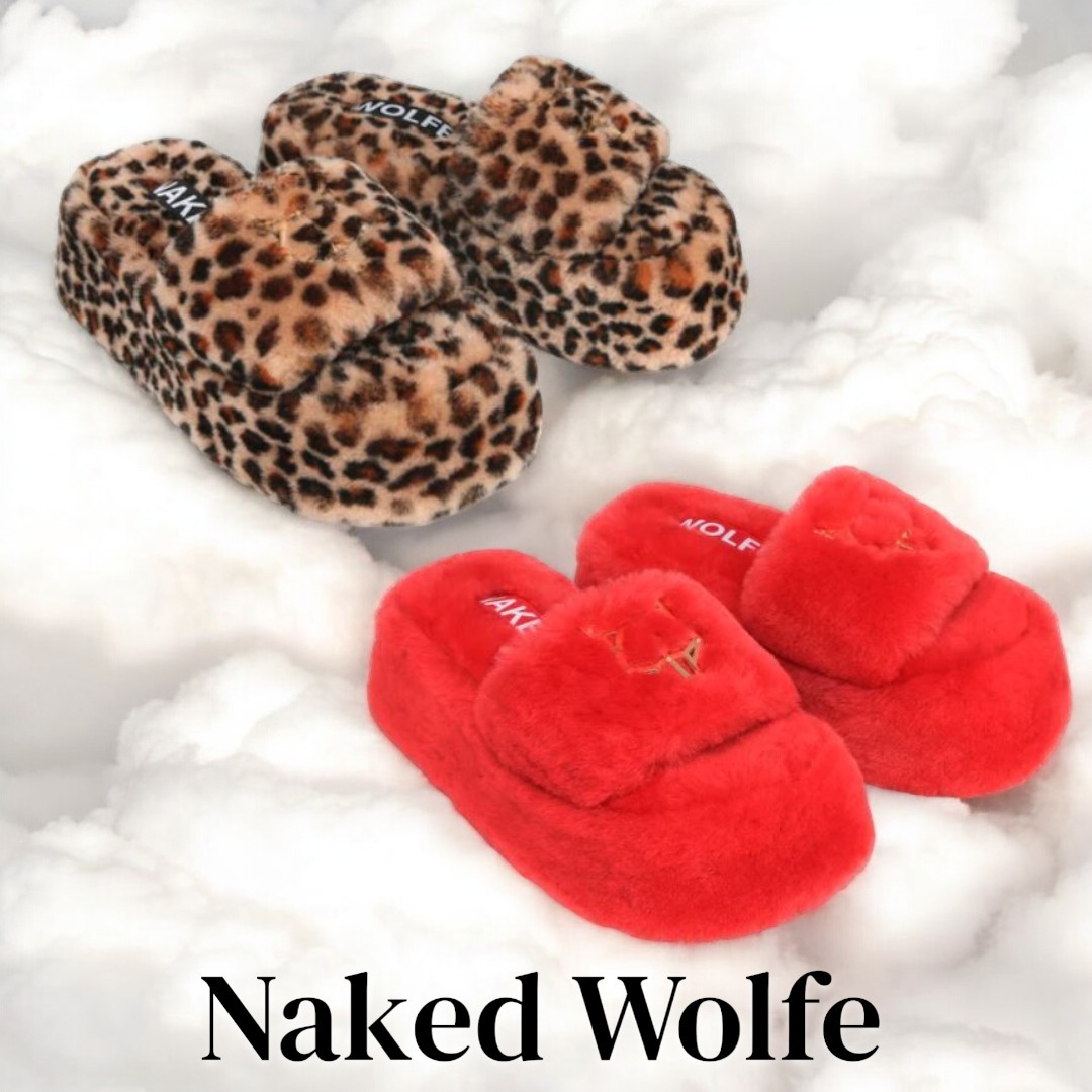 Naked Wolfe★IVY SHEARLING 厚底サンダル