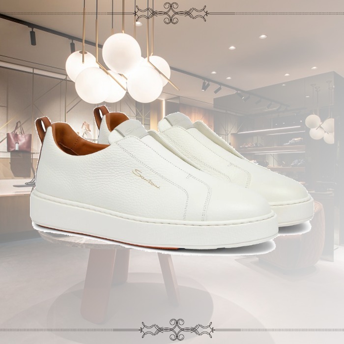 【★完売必至★】Santoni ☆ スリップオンスニーカー