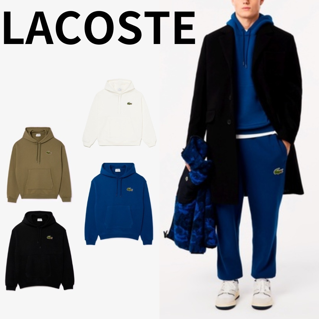 ■LACOSTE■ラコステ エッセンシャルスウェットフーディーunisex