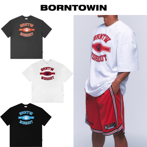 ★2024SS新作★BORN TO WIN★BRNTW WORKOUT OVER FIT T-SHIRTS