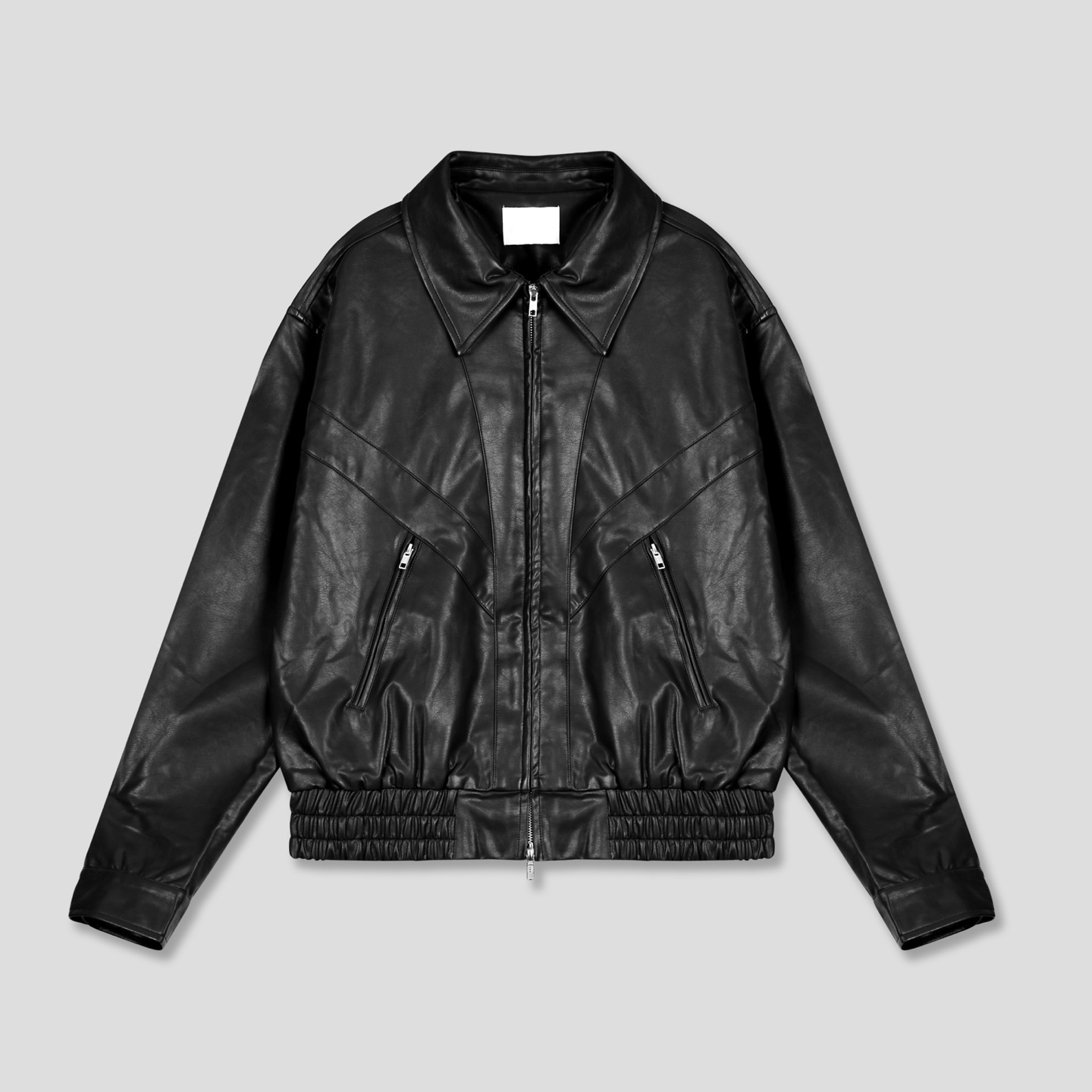 【HI FI FNK】V Leather Jacket HI FI FNK】V Leather Jacket