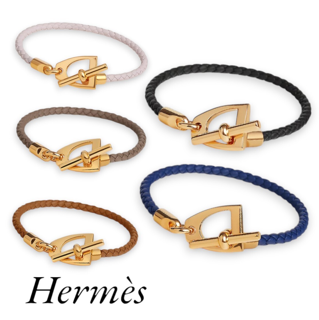 【HERMES】デザインが美しい♡ Etrier ブレスレット