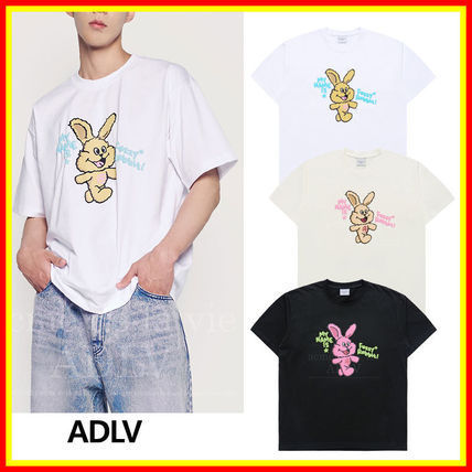 [ADLV]MY NAME IS FUZZY RABBIT SHORT SLEEVE T-SHIRT/追跡付