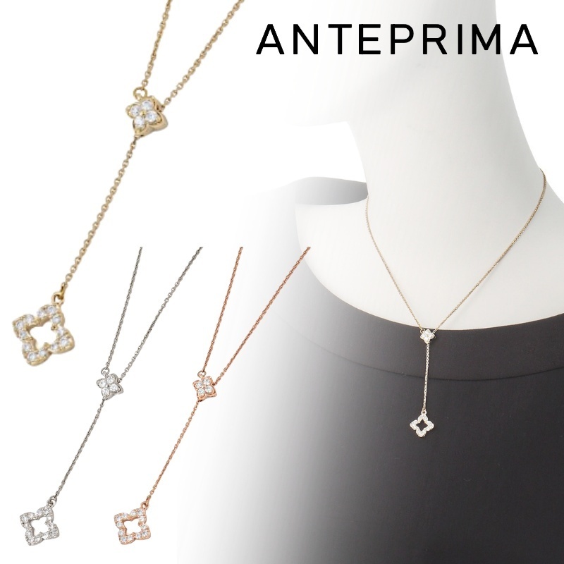 ANTEPRIMA キュービックジルコニア フィオーリ ネックレス