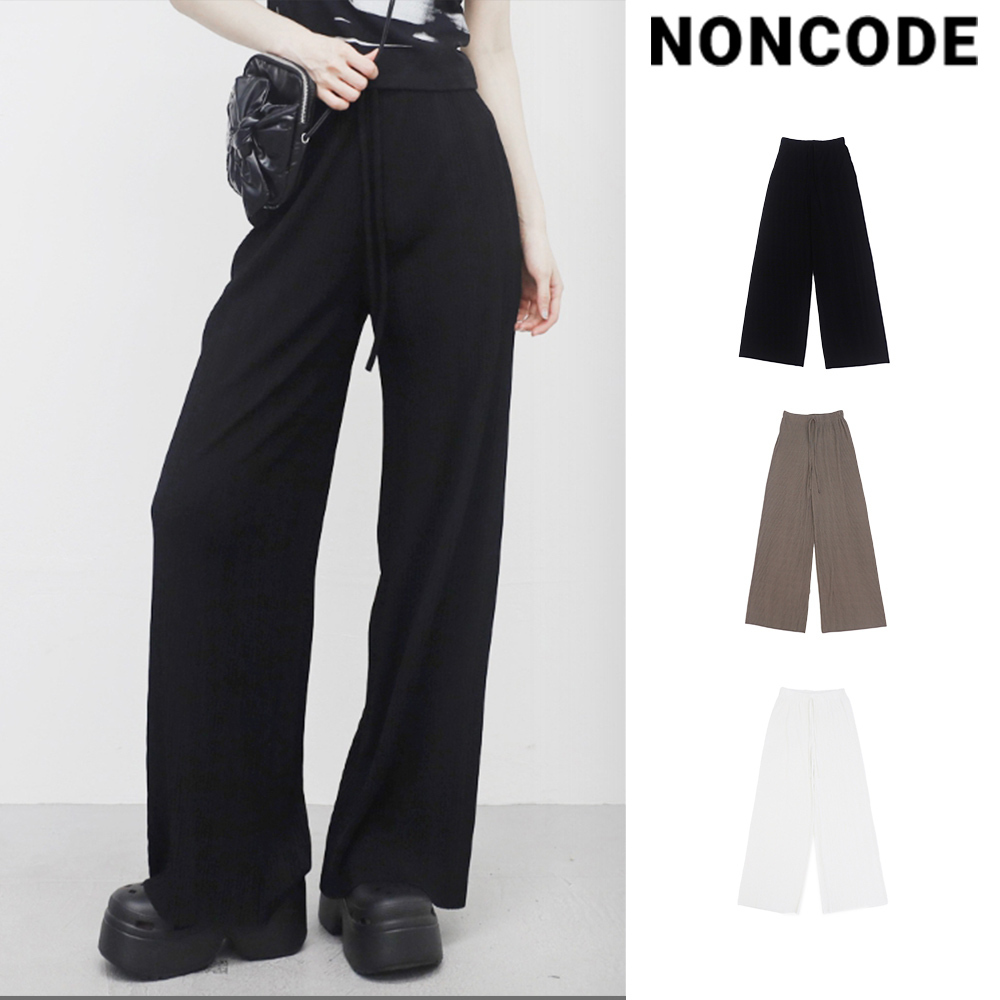 【NONCODE】Poa banding pants