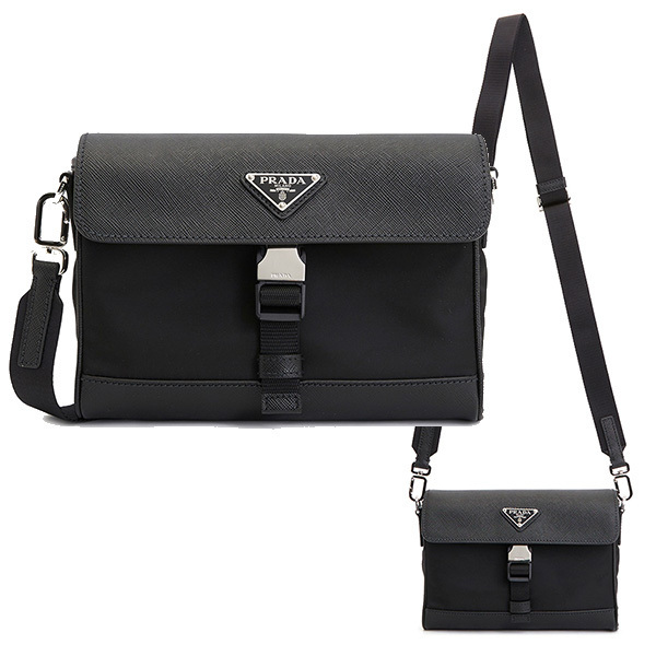 PRADA☆トライアングルロゴ リナイロン ショルダー/クロスバッグ