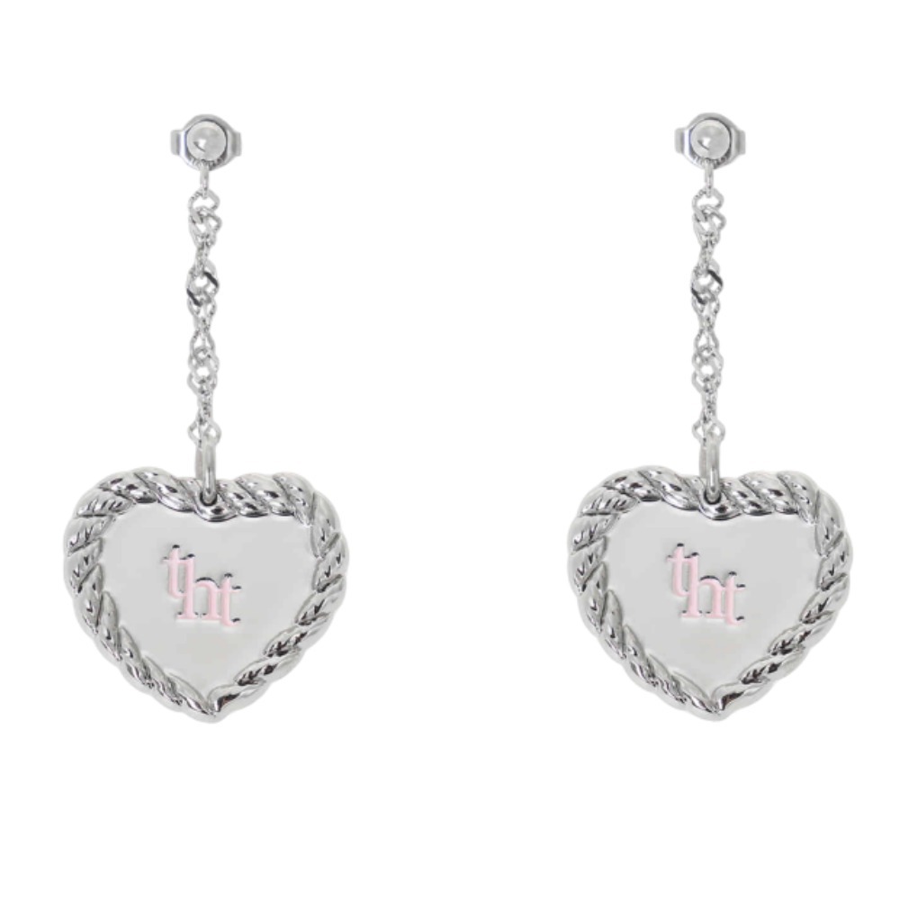 threetimes★韓国★人気★Heart twist earrings /追跡あり