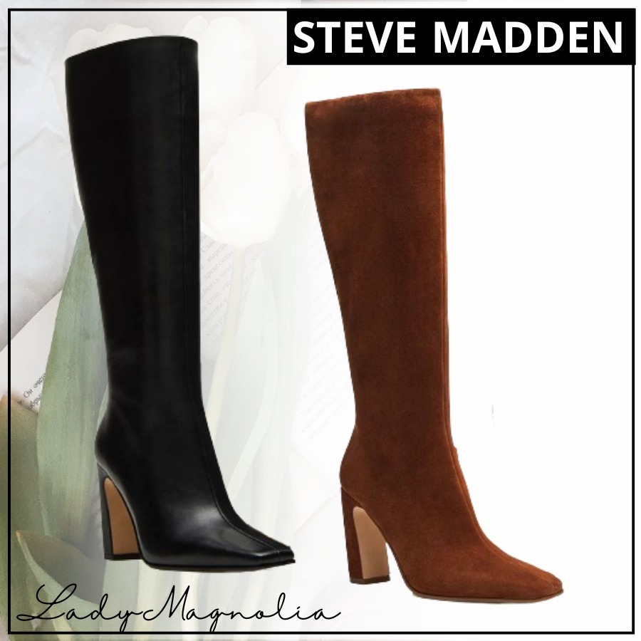 【追跡あり!】Steve Madden 太めヒールのロングブーツ◎LIZETTE