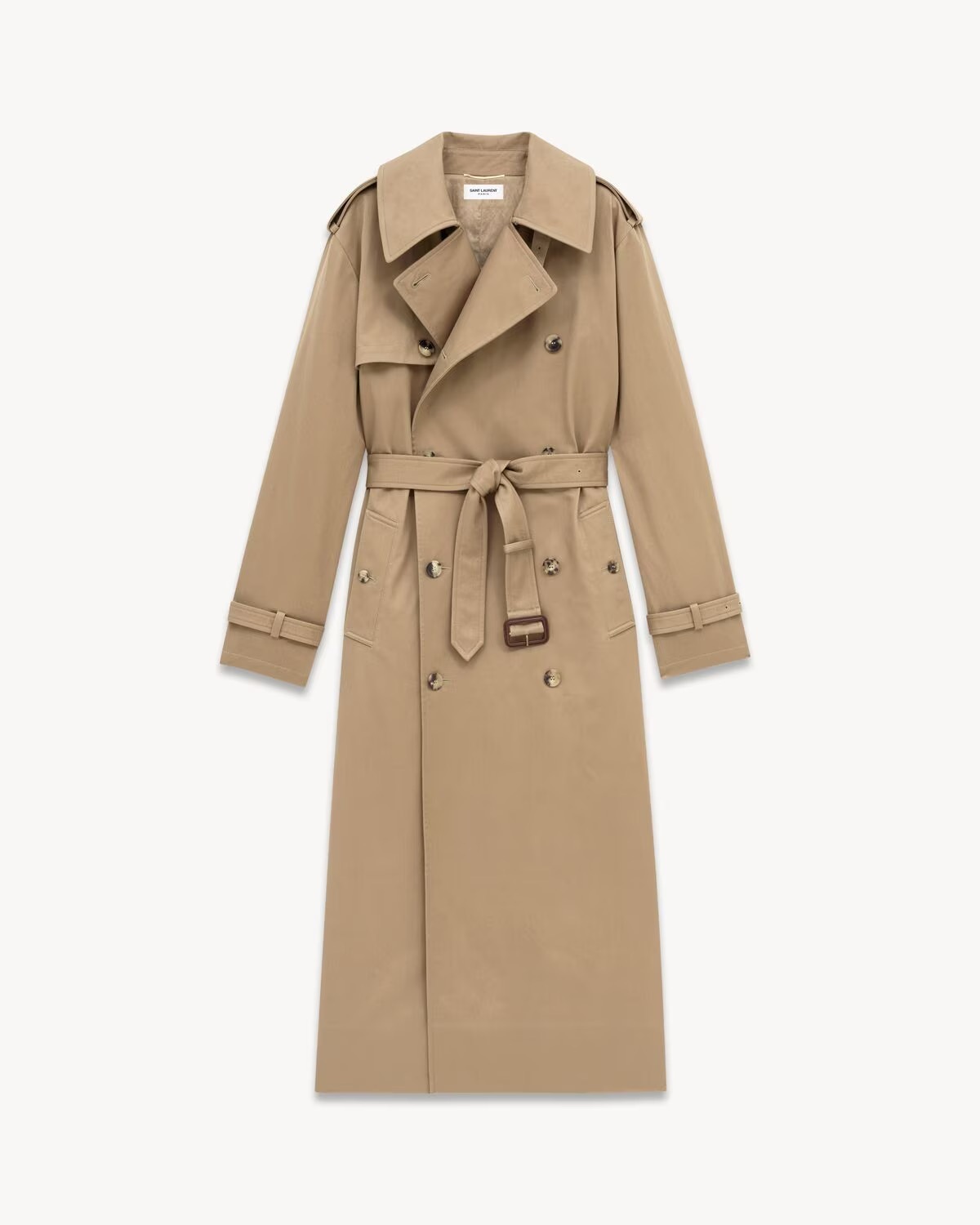 Saint Laurent FALL24《トレンチコート》コットンサージ 直営店