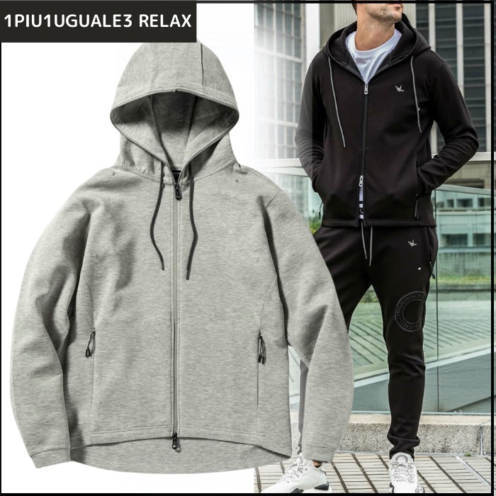 《大人カジュアル》【1PIU1UGUALE3 RELAX】スウェットパーカー