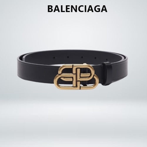 BALENCIAGA バレンシアガ BBロゴ レザーベルト