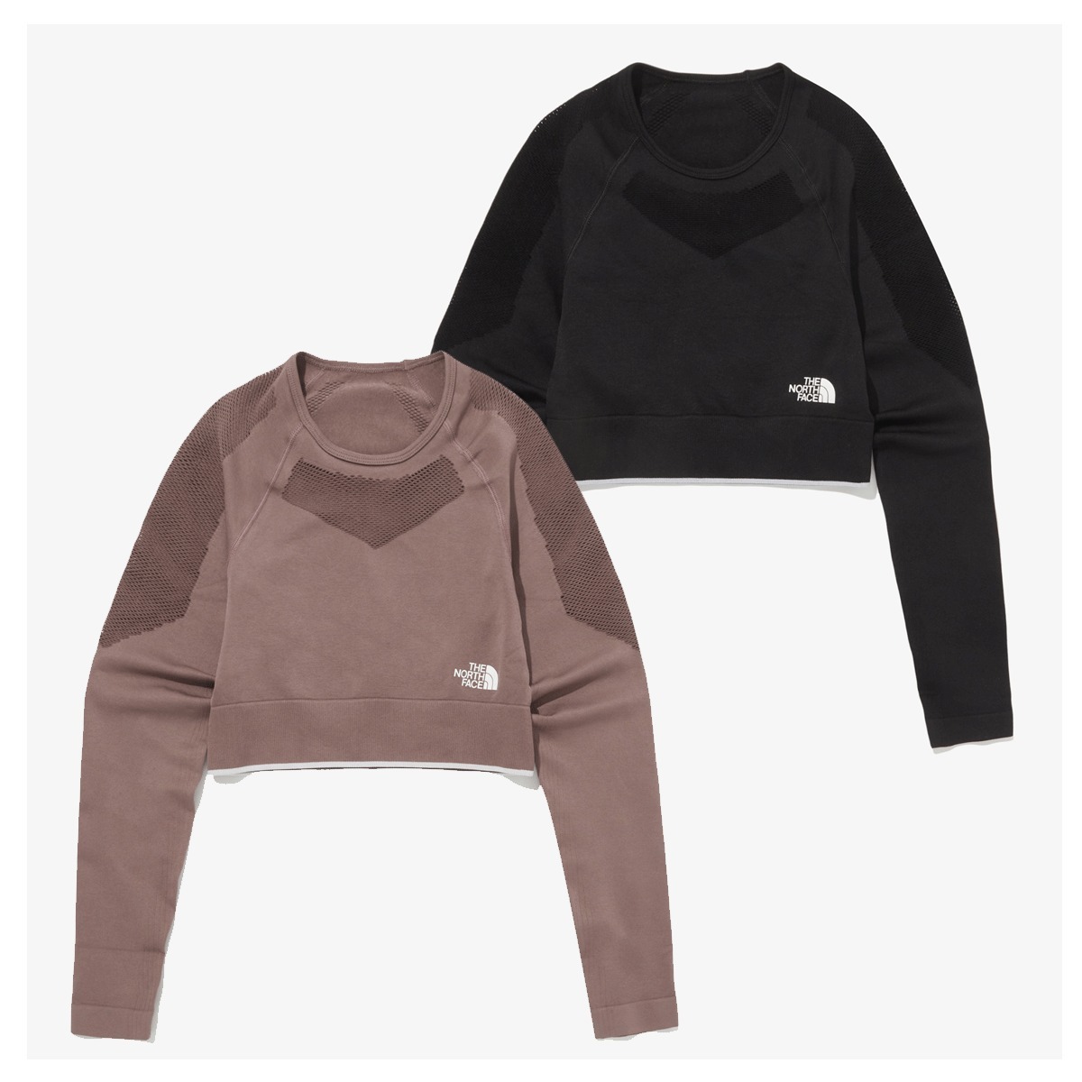 Tシャツ・カットソー THE NORTH FACE W'S MOTION CROP L/S TEE SA112