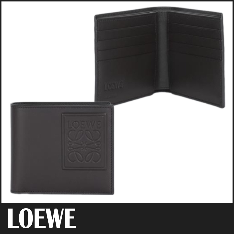 ☆送料関税込☆LOEWE アナグラム ロゴ 二つ折り財布☆超人気