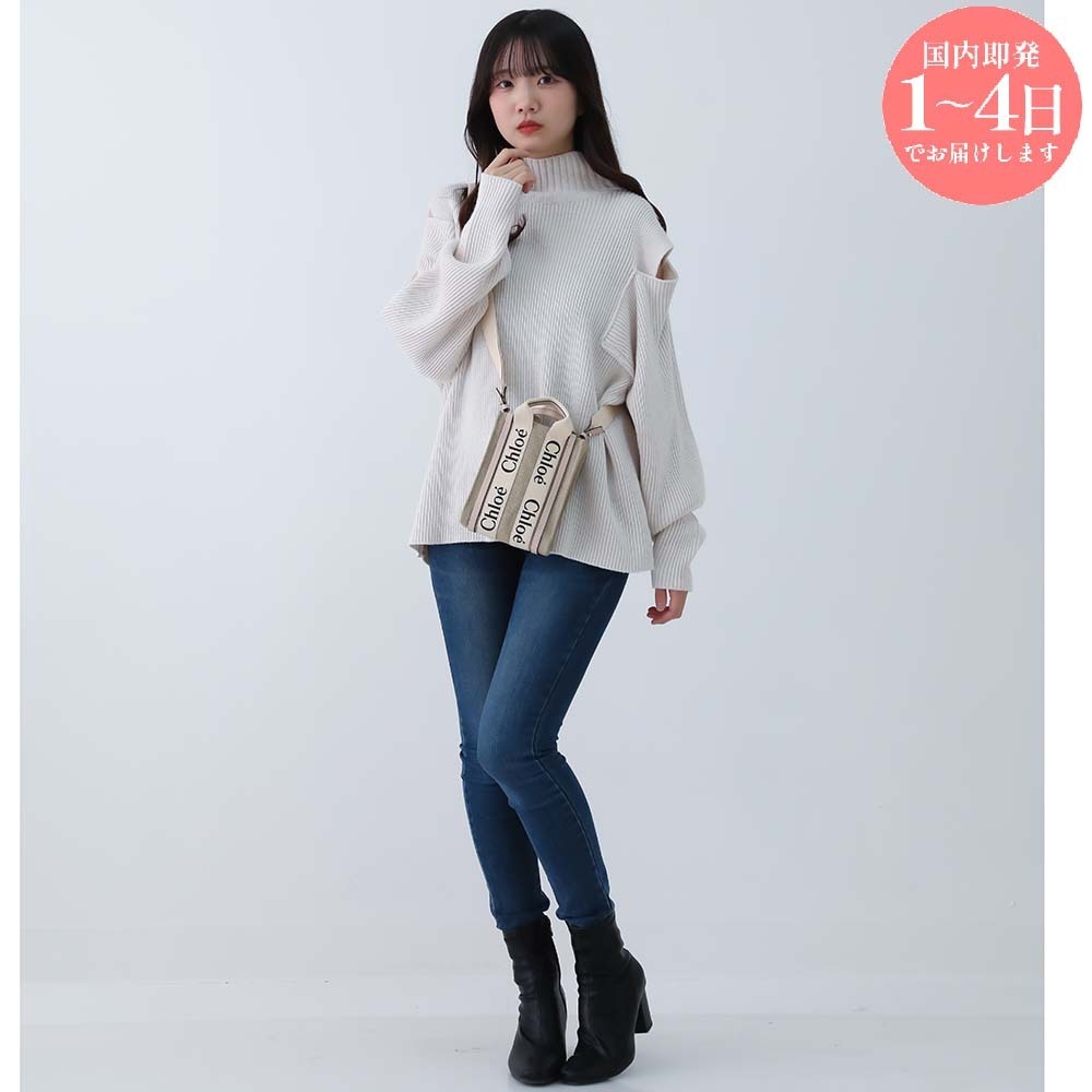 【国内即発】Chloe CHC24AP243 I26 6J5 woody ミニ トートバッグ