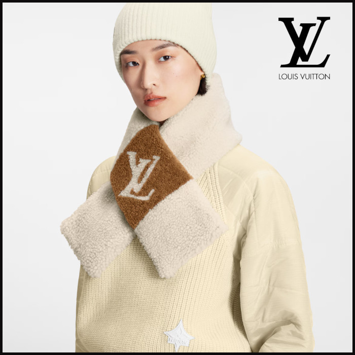 ◆可愛い【 LV 】マフラー・ネバー フリーズ シャーリング