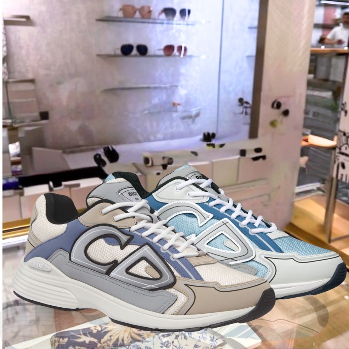 【DIOR】 B30 Sneake カーフスキンレザー 2color