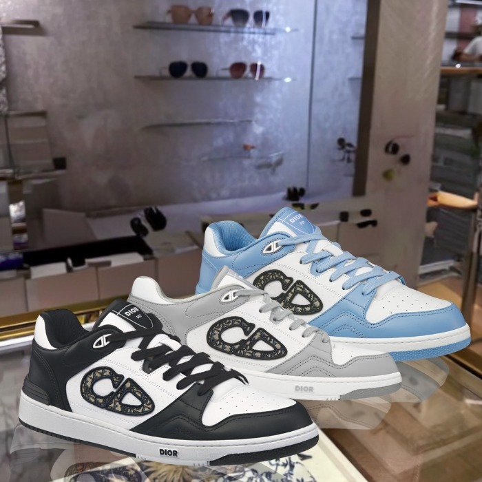 24-25AW【DIOR】 B57 Low-top sneakers カーフ&ジャガード