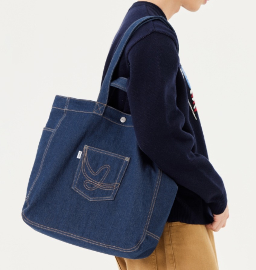 [MARK GONZALES]★24FW★韓国人気★MG DENIM TOTE BAG MARK GONZALES]☆24FW☆韓国人気☆MG DENIM TOTE BAG (MARK