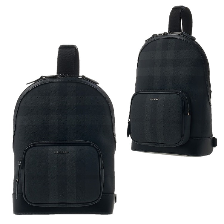 BURBERRY☆ロゴ チェック スリングバッグ ショルダーバッグ