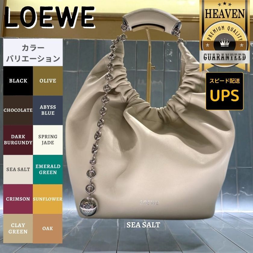 6万取引突破★UPS速達便【LOEWE】A914NCHX01_スクイーズバッグ