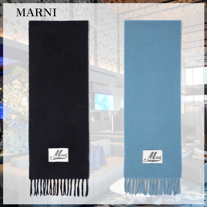 【MARNI】シアルパカあったかマフラー ボリュームマフラー