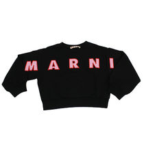 【国内即発】24AW！MARNI キッズ ロゴスウェットシャツ M01193