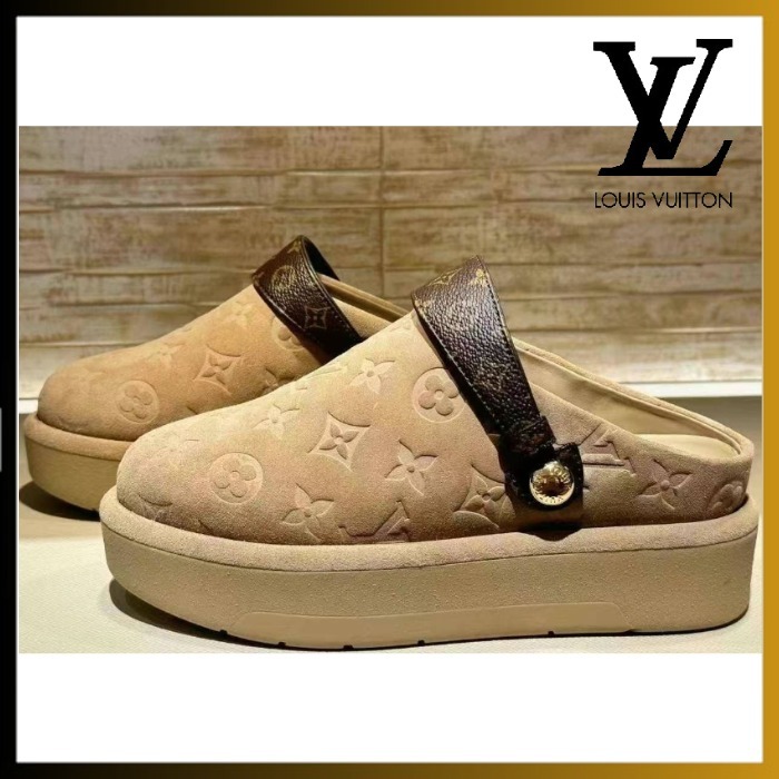 【履きやすい】Louis Vuitton アスペンプラットフォームクロッグ