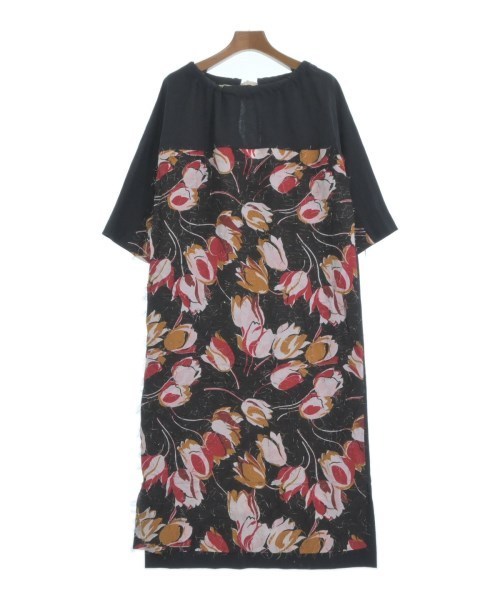 MARNI マルニ ワンピース 黒x赤x白等(花柄) 2108424L0280