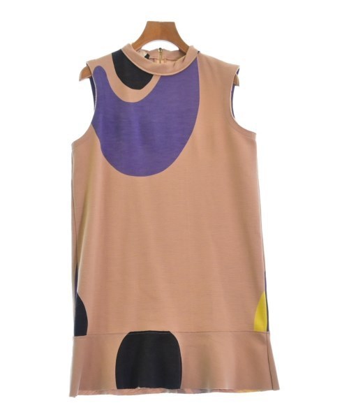 MARNI マルニ ワンピース ベージュx紫x黒等 2108424L0252